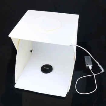 Mini Zložljiv Snemljiv Foto Svetlobe Soba Box Mini Foto Studio Polje Lampshade Fotografija Šotor Ozadje Lightbox 23 * 23 * 23 cm