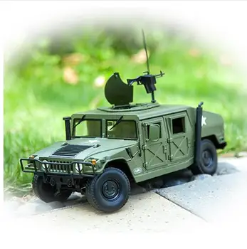 Zlitine Diecast Za Hummer Taktično Vozila 1:18 Vojaško Oklepno vozilo, Diecast Model s 5 Odprla Vrata Hobi Igrače Za Otroke
