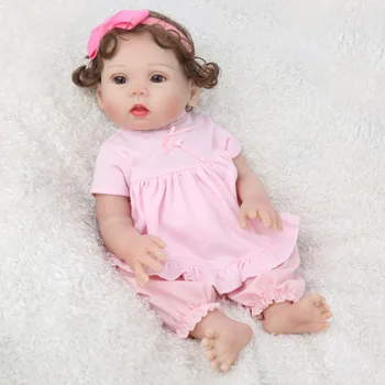 Lepe kodre princesa baby doll telo silikonski vinil rodi otroka veren toddle bebes lutka Prerojeni kopel igrače za dekleta darilo