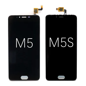 Za Meizu M5 LCD-Zaslon, Zaslon na Dotik, Računalnike M612M M612H M612Y Za MEIZU M5S mini LCD Z Okvirjem M611Y M611H Zaslon za Zamenjavo