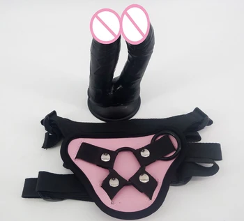 Lezbijke, geji, strapon realistični vibrator big dolgo nošenje penis trak na kurac pari igra erotične igrače analni čep ženske najnovejši izdelek