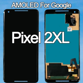 Prvotne Amoled Za Google Pixel 2 XL Zaslon LCD Zaslon na Dotik za Google Pixel2 2XL Računalnike Skupščine Nadomestni Deli