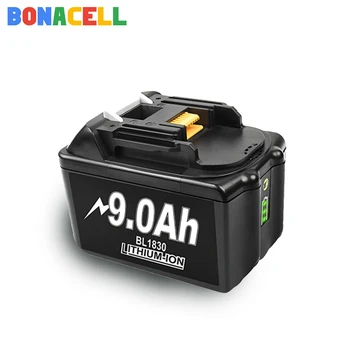 Bonacell BL1860 Polnilna 18 V 6000mAh Li-ionska Baterija za Makita Baterija 18v BL1840 BL1850 BL1830 BL1860B LXT 400