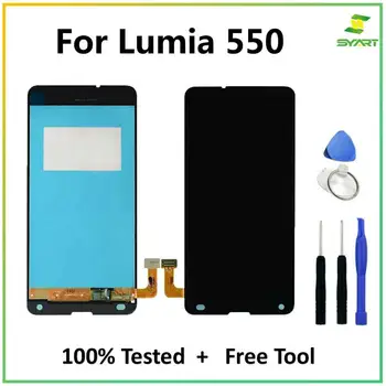 Za Nokia Lumia 550 LCD-Zaslon, Zaslon na Dotik, Računalnike Skupščine Zamenjave Delov Za Lumia 550 RM-1127 za 4,7
