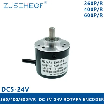 Dodatni Rotacijski Dajalnik 5-24V DC 360/400/600 P / R Fotoelektrično AB Dveh Fazah 6 mm Gred