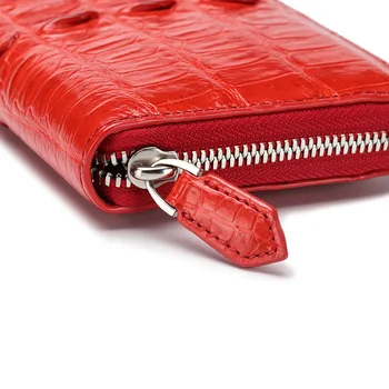 Resnično krokodil kože High-end multi-card zip ženske denarnice dolgo slog žensk torbici