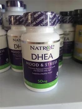 Natrol DHEA 50 mg 60 Tablet Razpoloženje & Stres spodbuja uravnotežen hormona Podpira Zdravo Razpoloženje BREZPLAČNA DOSTAVA