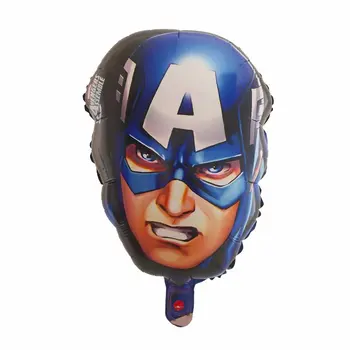50pcs Captain America Hulk junak Spider Man Železa Glavo Folija Baloni 18 inch Avengers Junak baloni za rojstni dan stranka Dekor igrače
