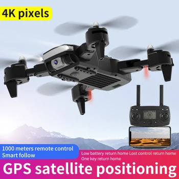 6 Os Eachine 2.4 G/5 G WIFI Z 4K Dual Camera Višina Hold Zložljive Roko RC Quadcopter Brnenje GPS Brnenje Gesto, Sprejmejo Fotografije