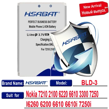 HSABAT 1850mAh BLD-3 BLD3 BLD 3 baterija za Nokia 7210 2100 3300 6220 6610 7250 I6260 6200 6610 6610i 7250i Baterije