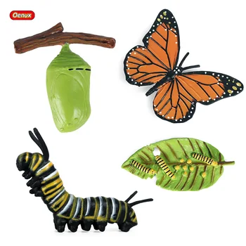 Oenux Novo Insektov, Živali, Model Simulacije Metulj Ciklus Rasti Figuric Figur Miniaturni Izobraževalne Srčkan Otroci Igrače