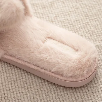 Zimska pasja zajec Doma Copate, čevlje Ženske gume, ki je edini Japonski Sladko Toe Sezonah Flip-flops Non-slip Ženske Spalnice Čevlji