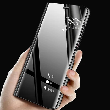 Za Honor30 Pro Plus Primeru Projekcijska Stojala Jasno Ogledalo Primeru Telefon Za Huawei Honor 30 Pro + Plus Kritje Honor30 Zaščitna Torbica