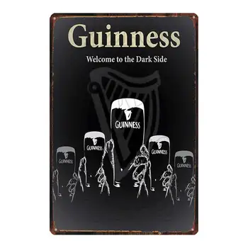 Tablo Slog Guinness Tin Znaki Oče je BBQ Plaketo Kovinski Letnik Steno Bar Home Art Shop Kuhinja Dekor 30X20CM DU-6058A