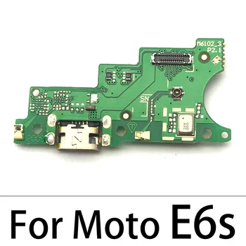 10Pcs USB Charge Vrata Jack Dock Priključek za Polnjenje Odbor Flex Kabel Za Moto E4 E5 Igrajo E6 E7 Plus Igrajo E6s Nadomestni Deli