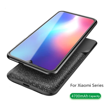 Za Xiaomi Mix 2 Polnilnik za Baterijo velja za Xiaomi Mi 8 9 SE Mix 2 2 6 6XBackup Moči Banke 5500mah Zunanji Polnilnik Kritje Primera