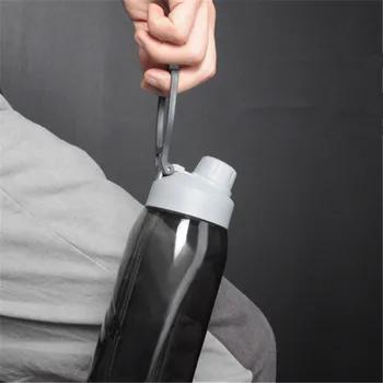 Bpa-free Nov Edinstven Design 1000ml Šport&zunanji Plastični Pc Moja Steklenica za Vodo Prenosni grelnik vode Zložljiv Ročaj Pokrov Piti Neposredno