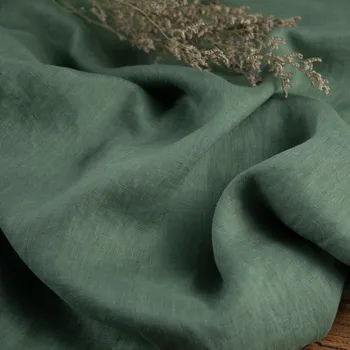 Visoka kakovost nove čisto perilo tkanine, Sivo zeleno jezero tissu Zgornji razred haljo obleko hlače majica plašč mozaik