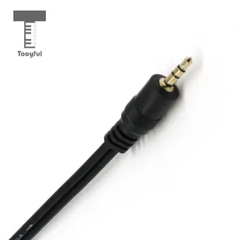 Tooyful 3,5 mm TRS Dvojni XLR 3pin Moški Splitter Patch Kabel Pro Stereo Zlom Kabel Adapter Pretvornik 0,3 m 1 noge