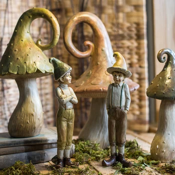Gozd Elf gob fant smolo dekoracijo pravljice vrt miniaturne figurice obrti dom dekoracija dodatna oprema za dnevni prostor