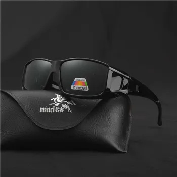 MINCL/moška sončna očala za kratkovidnost vožnje ogledalo Noč Unisex Vožnjo sončna Očala Lepo Nad Ovijte Okoli Očala FML