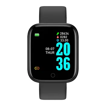 Y68 Pametno Gledati Moške Bluetooth Fitnes Tracker Pametna Zapestnica Šport Srčni utrip, Krvni Tlak Monitor Manšeta za IOS Android