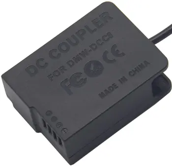DMW-DCC8 DMW-AC8 AC Power Adapter Kit za Panasonic Lumix DMW-BLC12 Baterije DMC-FZ2500 G85 GX8 G7 G5 G6 GH2 DC-G90 G95 Fotoaparat