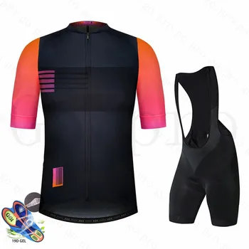 Novo Ekipo Kolesarjenje Oblačila 2021 Moške Bikewear Uv Dokaz Dihanje Španija Kratka sleeved Bikewear/majica Triatlon Skinsuit