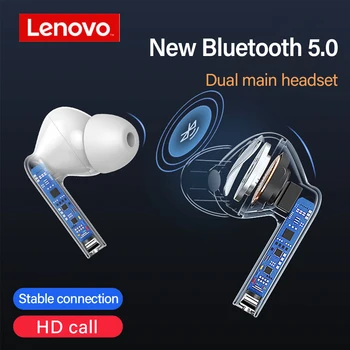 Lenovo Brezžične Slušalke XT90 TWS Bluetooth 5.0 Športne Slušalke Dotik Gumb IPX5 Nepremočljiva Čepi z 300mAh Polnjenje Box