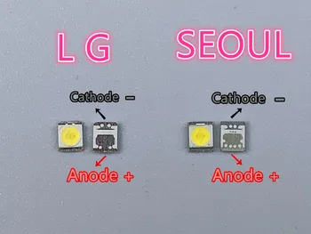 500pcs Original Za LG Innotek LED LCD Osvetlitev ozadja TV Aplikacijo, LED Osvetlitev 1W 3V 1210 2835 Cool bela LED LCD TV Ozadja