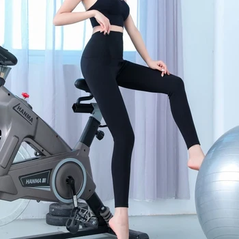 Šport Dokolenke Ženske Push Up Visoki Pas Fitnes Hlače Stretch Slim Stiskanje Legging Anti Celulit Telovadnici Oblačila Velikosti