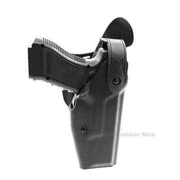 Taktično Safariland Glock Poliuretan Pasu Kubura Pištolo Pasu Tulec, Glock 17 19 22 23 31 32 Airsoft Desno Roko Kubura