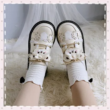 Japonski sweet lolita princess debelo dno jk enotno čevlji študent Mehko Dekle retro dekle eno čevlji Cos Loli čajanka