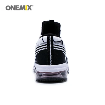 Onemix zračne blazine čevlji za moške superge lahki plesti mreže vamp superge za dušenje na prostem, tek, hoja čevlji