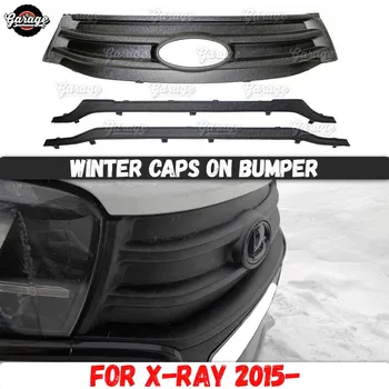 Zimske kape za Lada X-Ray - na radiator žar in odbijač ABS plastike pribor pokrovi, zaščitne blazine avto styling tuning