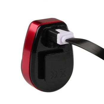 NOVO 150 Lumni USB Polnilne vodoodporna LED Cikel Zadaj Lučka Pisane Rdeče Kolo Rep Svetlobe