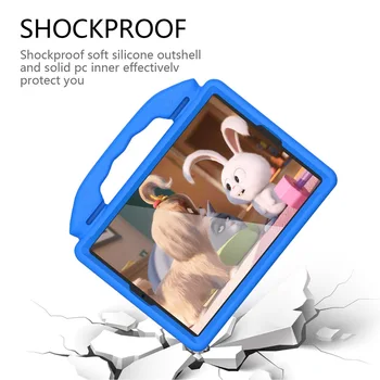 EVA Prenosni Shockproof Otroci Varno Pena Ročaj Stojalo za Tablične Cover Za Apple iPad 10.2-inch 2019 A2198 A2200 A2232 Primeru