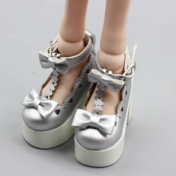 1 pair7.8 cm Princesa čevlji za 60 cm 1/3 BJD SD 60 cm lutke visoke pete, čevlji Dekleta Lok Lutke igrače Sandali