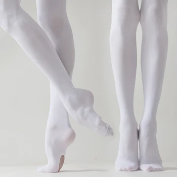 TIEJIAN Ena Velikost Balet Ples Naselitve Za Dekle Visoko Elastičnost Kopati Luknjo Praksi Nogavice Žamet Dihanje Pantyhose Dokolenke 46
