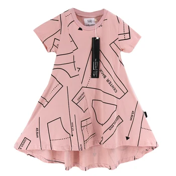 2020 Nova Dekleta Obleke Blagovne Znamke Poletje Priložnostne Otroci Oblačila Bombaž Otrok Kostum Stranka Princesa Obleko