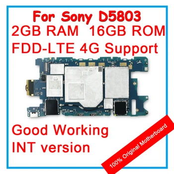 16GB Originalne matične plošče Za Sony Xperia Z3 MINI D5803 D5833 Mainboard Android OS Logiko Odbor S Čipi Zamenjati