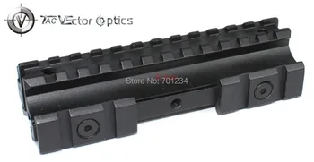 Vector Optics Glejte Skozi Trojno Picatinny Železniškega Riser Železniškega Weaver Montažo Osnovno Pištolo, Puško Dodatki