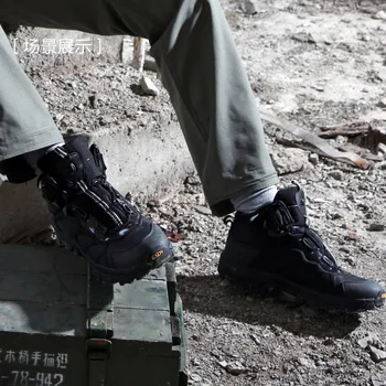 2019 prostem, Vojaško Mens BOA Vezna Sistem Tactical Čevlji, Lahki za hitro posredovanje, čevlji za pohodništvo čevlji Moški športni copati EU45