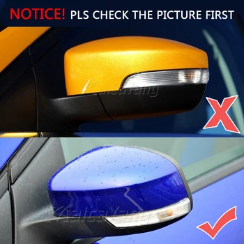 LED Vključite Opozorilne Luči Teče Voda Blinker Zaporedne Strani Ogledalo Kazalnik Blinker Za Ford Focus 2 3 Mk2 Mk3 Za Mondeo Mk4