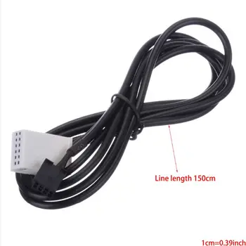 AUX USB Avto Vtičnico Preklopite zvok + Kabel Za BMW E60 E61 E63 E64 E87 E90 E70 F25 U1JF