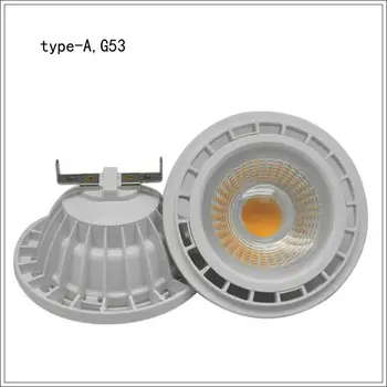 AR111 15W LED COB G53 žarnica GU10 LED AC110V-240V DC12V AR111 LED žarnico AR111 LED žarometi, GU10