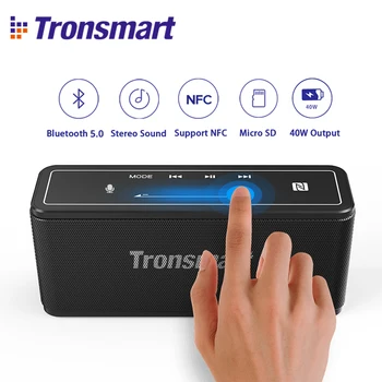 Tronsmart Mega Bluetooth 5.0 Zvočnik Prenosni Zvočnik 40W Colums Touch Kontrole Soundbar podporo Glasovni Pomočnik,NFC,TWS,MicroSD