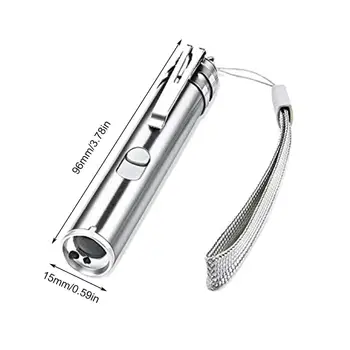 Mini prenosni Majhne penholder Led Svetilka Nepremočljiva Mini Baklo Keychain Lučka USB polnilne glare mini svetilka