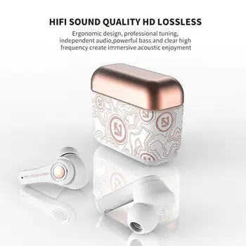 TS-100 Bluetooth 5.0 brezžične bluetooth slušalke IOS odprite pokrov animacija pop-up okno HD HI-fi kakovosti zvoka V uho športne slušalke