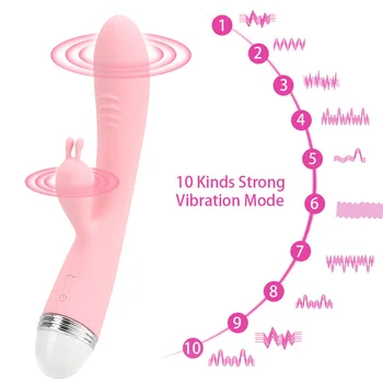 Močno Rabbit Vibratorji Sex Igrače Za Ženske Vagine, Klitoris Stimulator Ženski Masturbator Dildos Analni Čep Pari Orodja Stroj